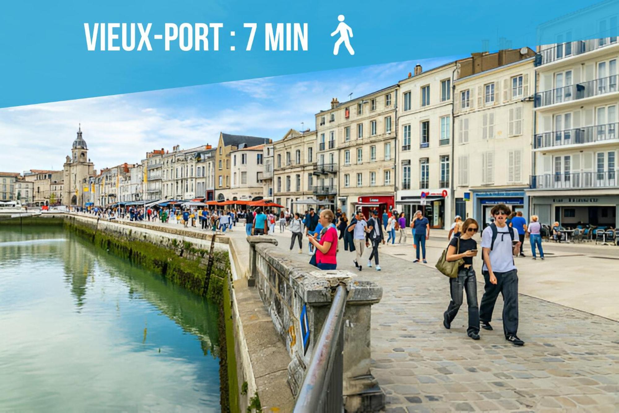 Repaire Central - Chic & Moderne - Wifi Gratuit - Parfaitement Equipe - Centre-Ville Historique لا روشيل المظهر الخارجي الصورة